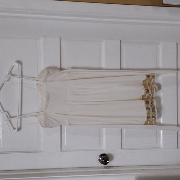 Sweet Storm Women's Dress Size M Spaghetti Straps Cream Color - Picture 4 of 10